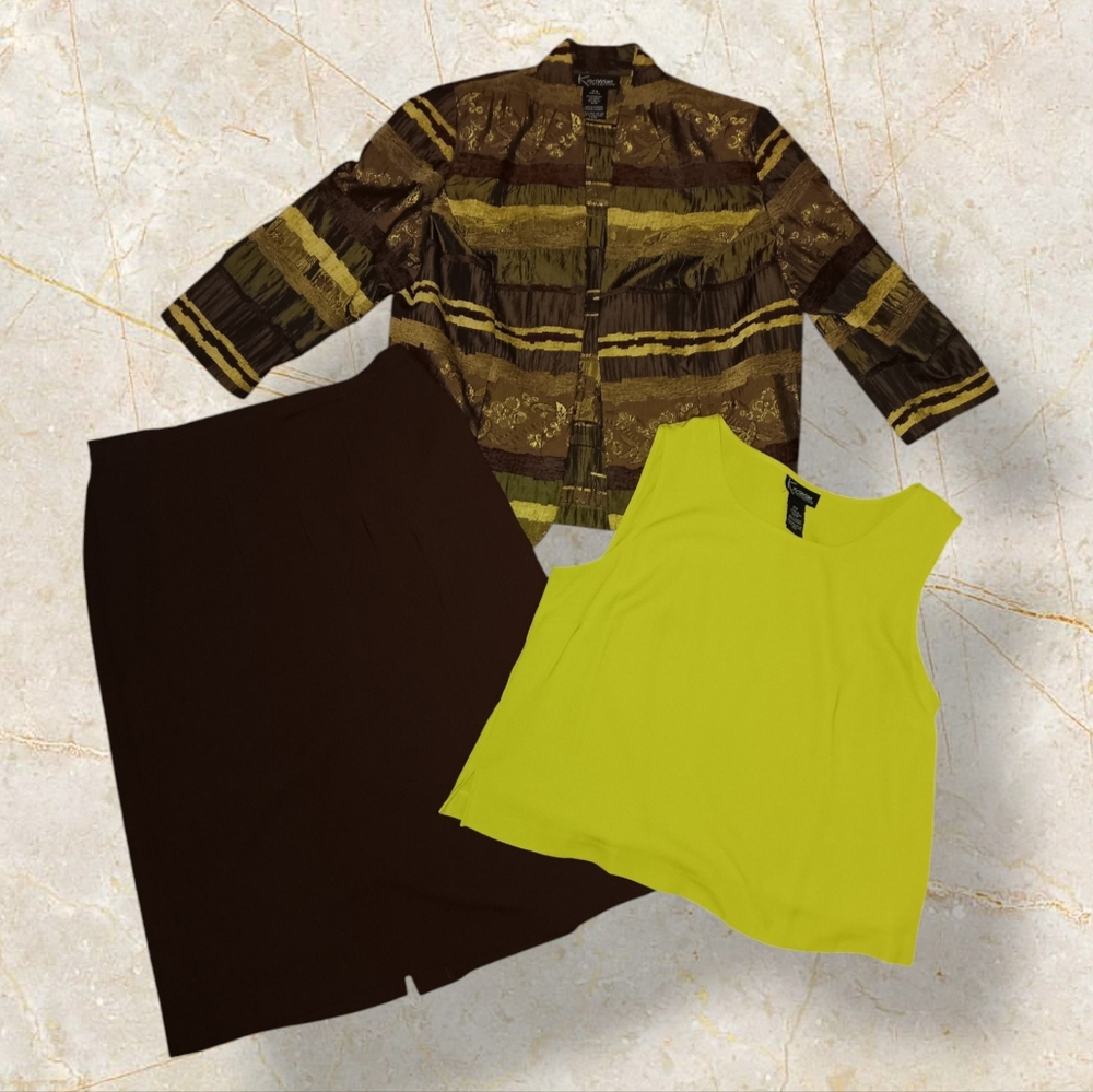 K Woman 3 Piece Suit Size 16W